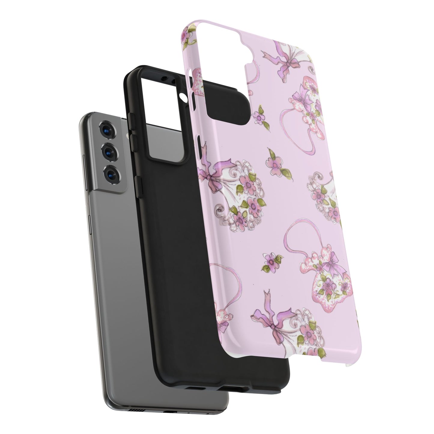 Flower Model Hand Bag Phone Case