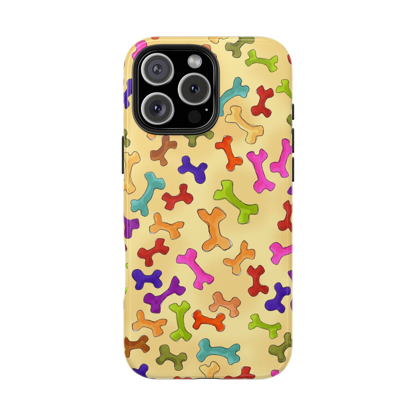 Happy Bones Yellow Phone Case