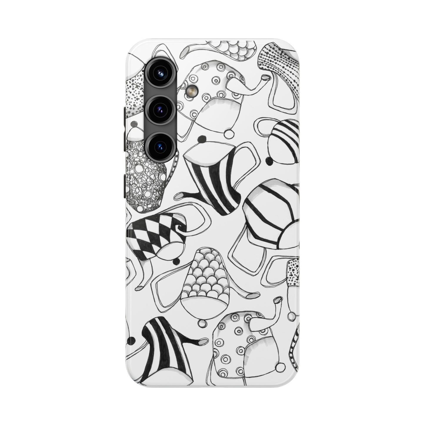 Coffee, Tea Anyone? White Phone Case