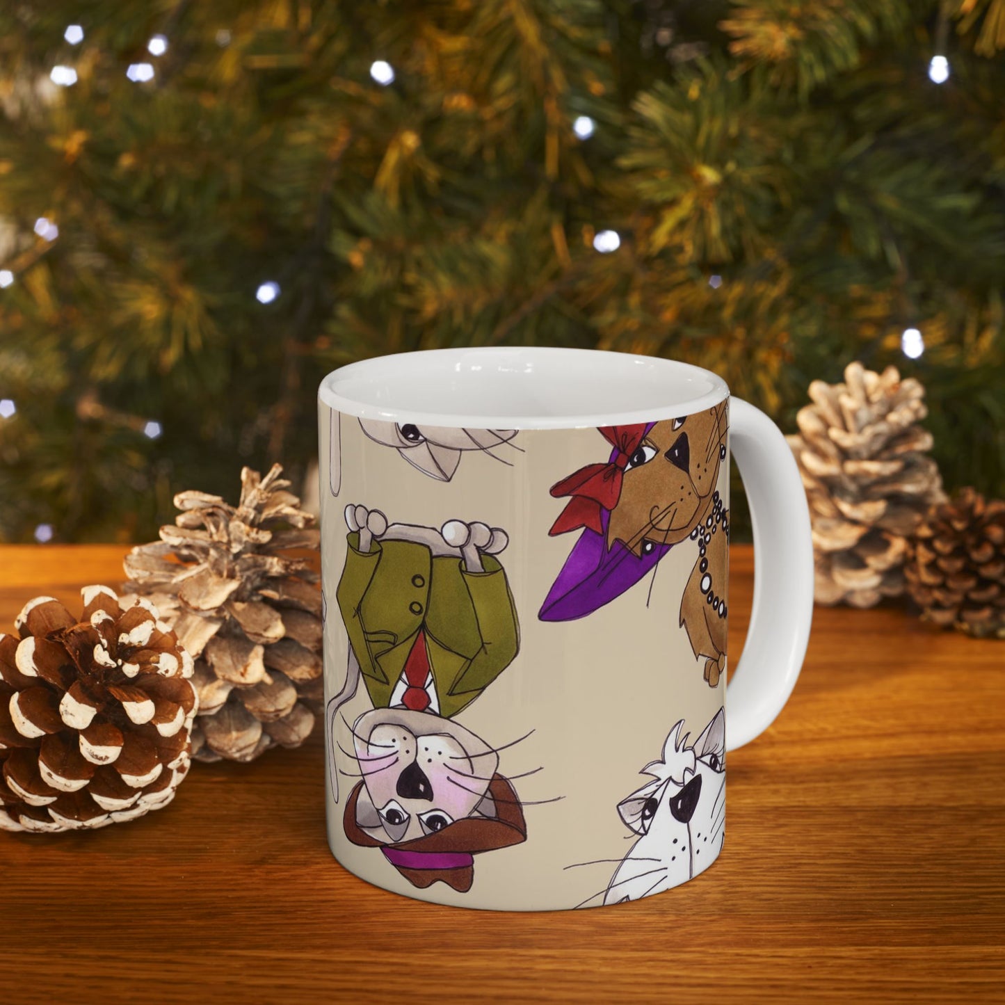 Spice Cats Tossed Muslin Cup