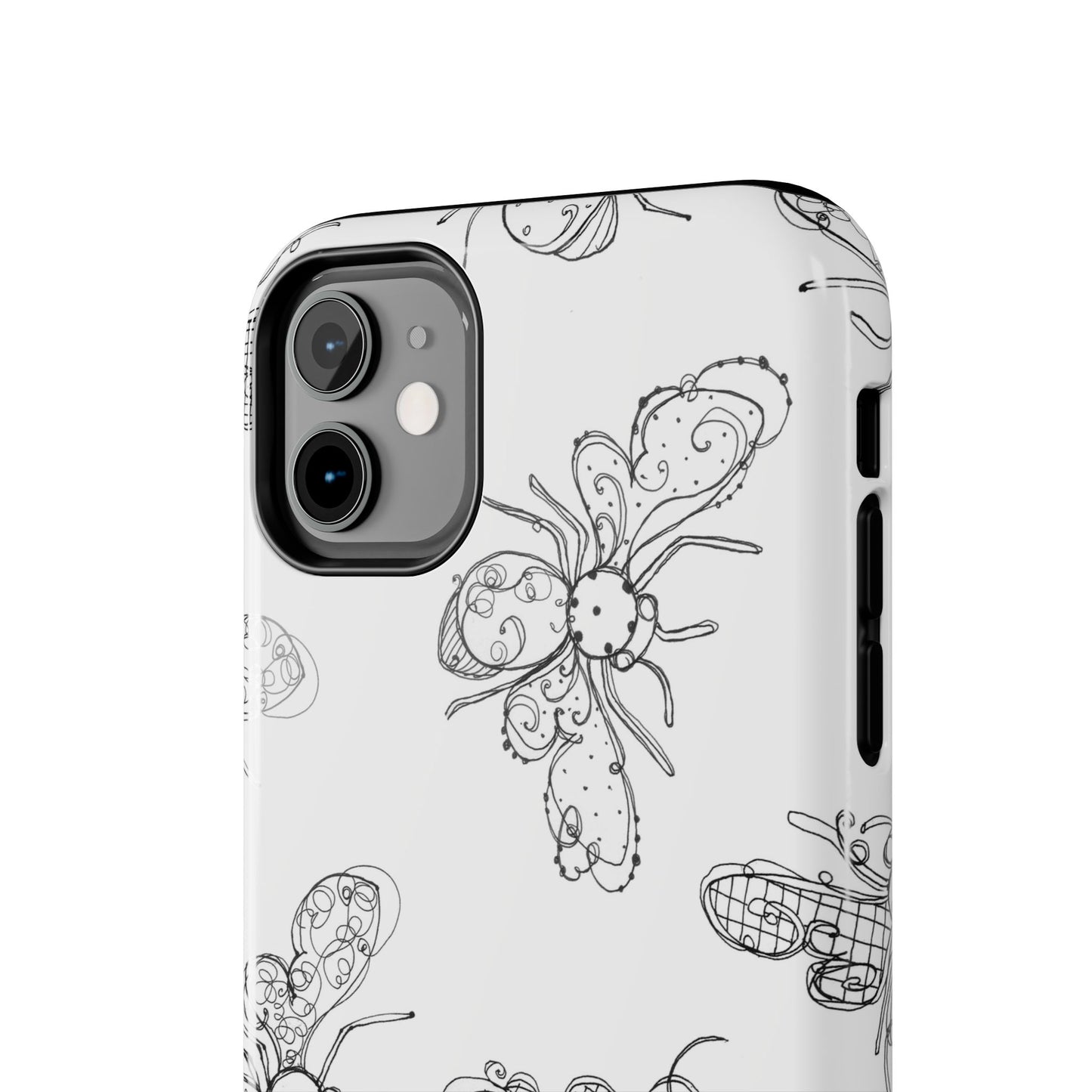 Busy Bees White Phone Case