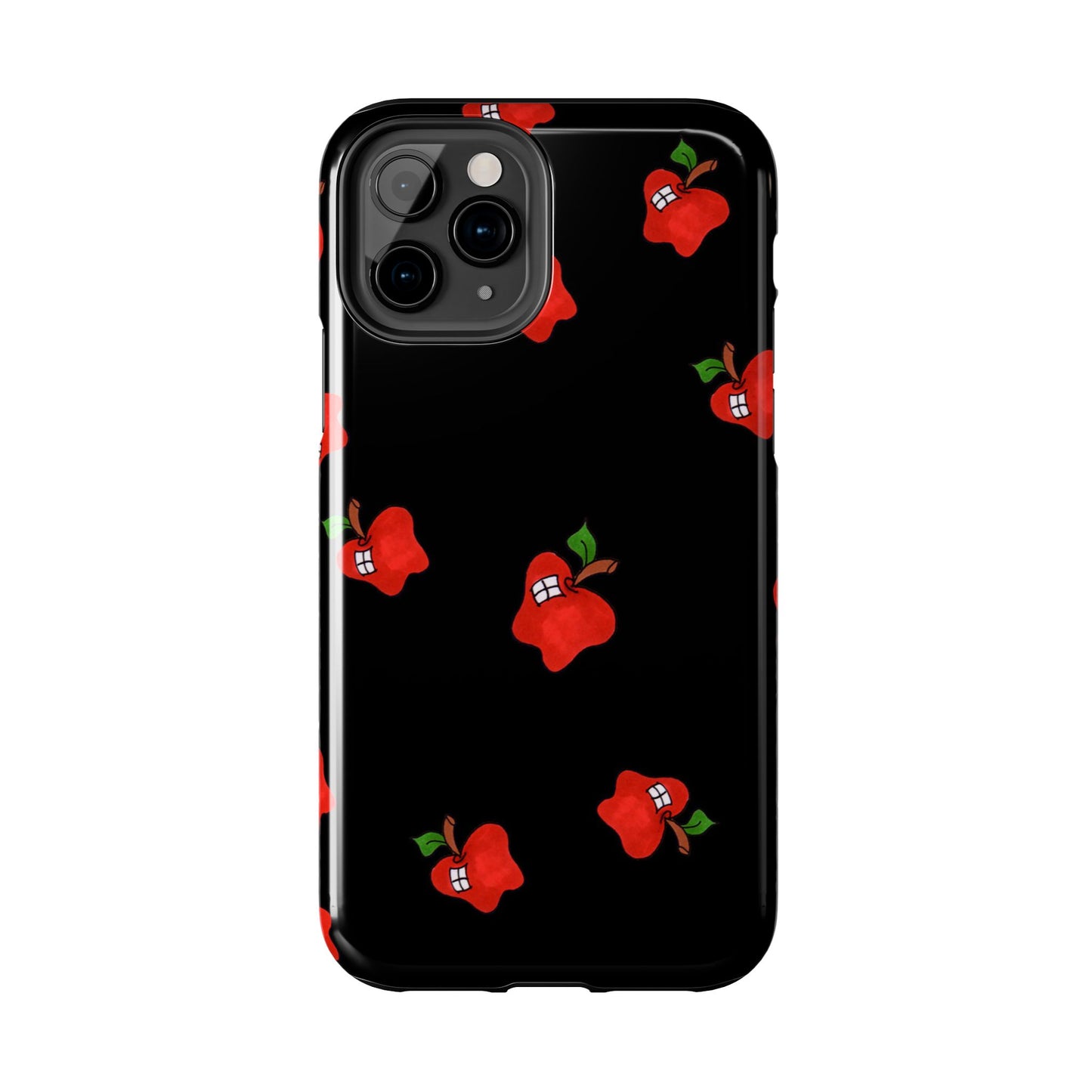 Flying Apples Black Phone Case