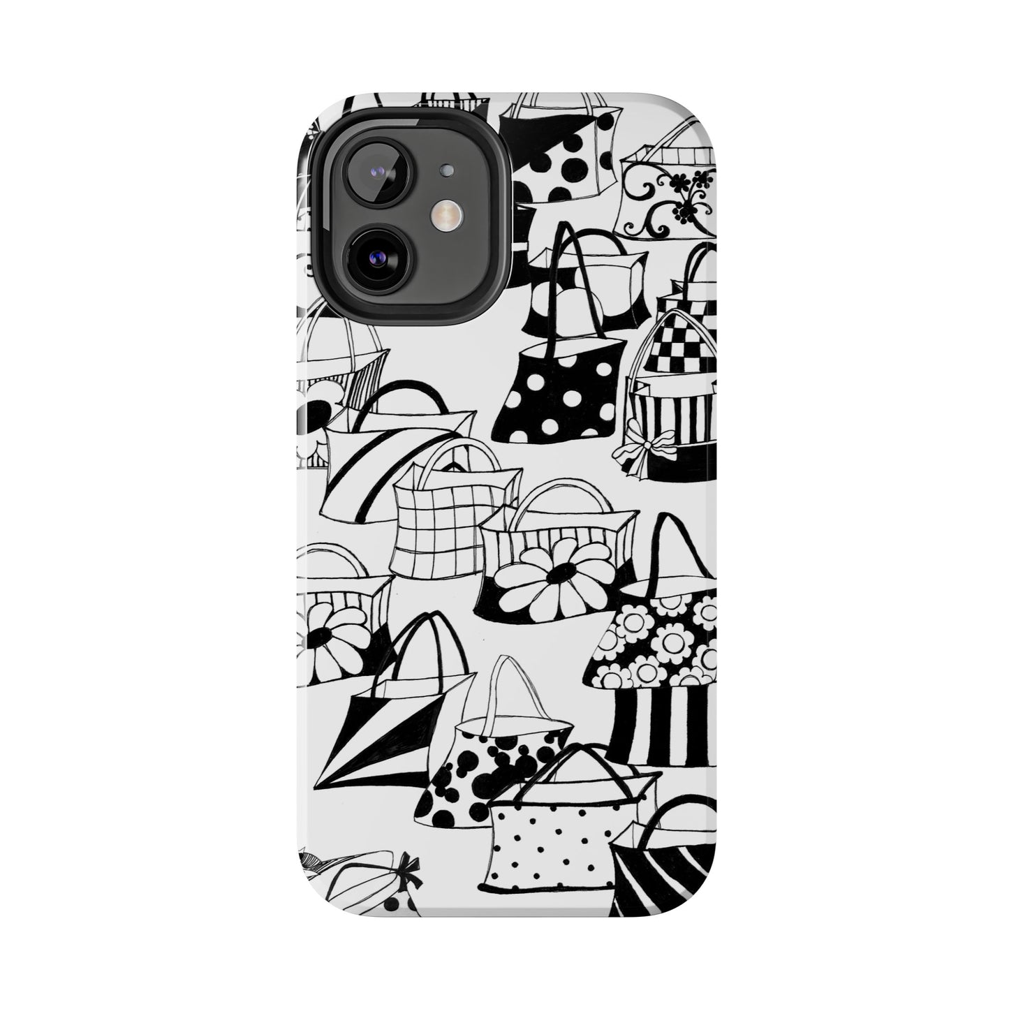 Totes White / Black Phone Case