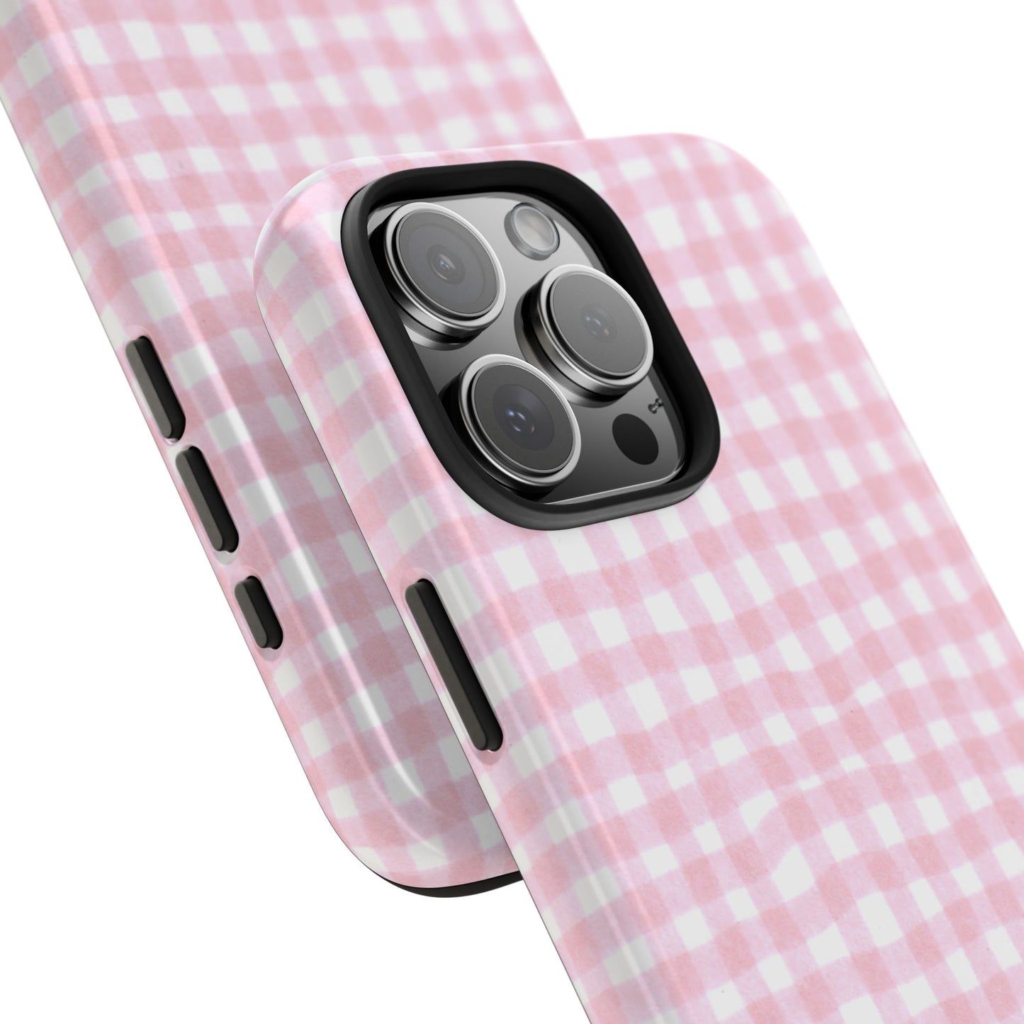 Wonky Chipper Check Pink Phone Case