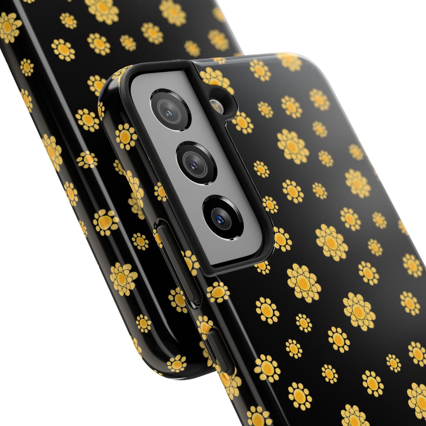 Bandana Dots Black / Yellow Phone Case