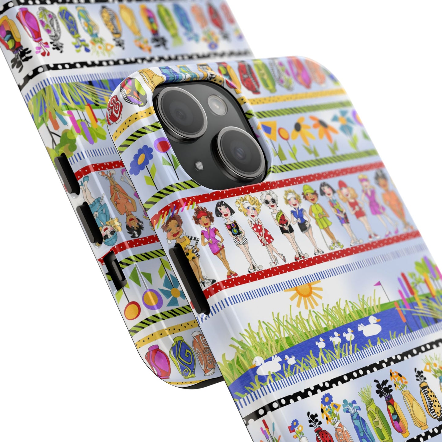 Golf Borders Blue Sky Phone Case