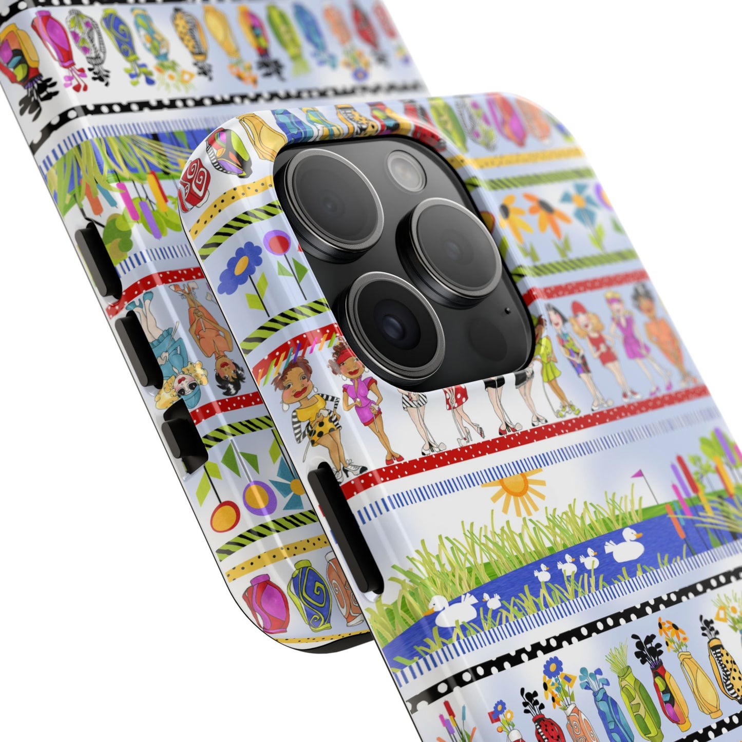 Golf Borders Blue Sky Phone Case