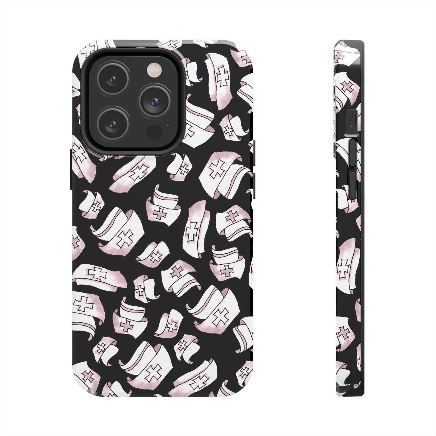 Happy Hats Black Phone Case