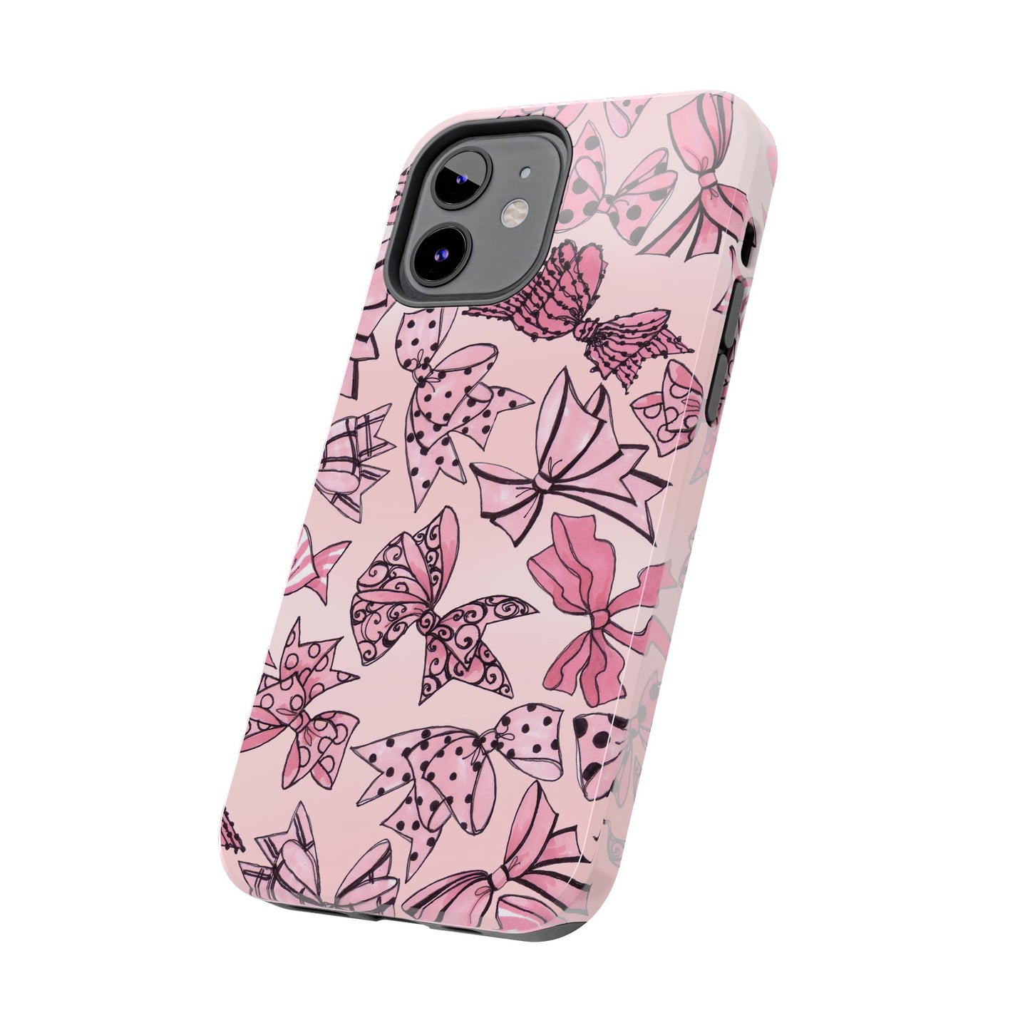Blushing Bows Pink Sky Phone Case