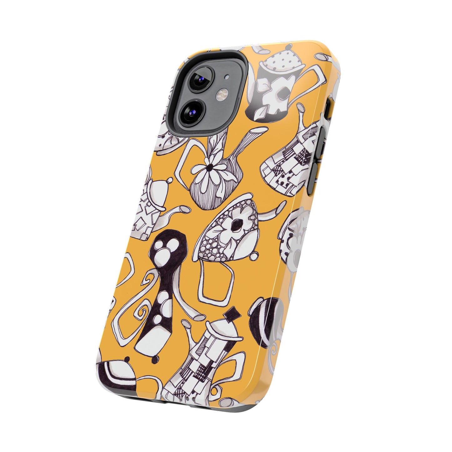 Fancy Pots Yellow Phone Case