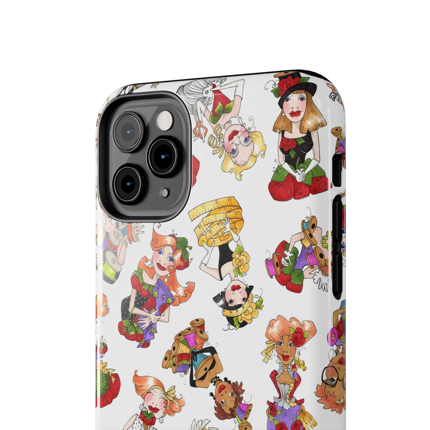 Curious Toss White Phone Case