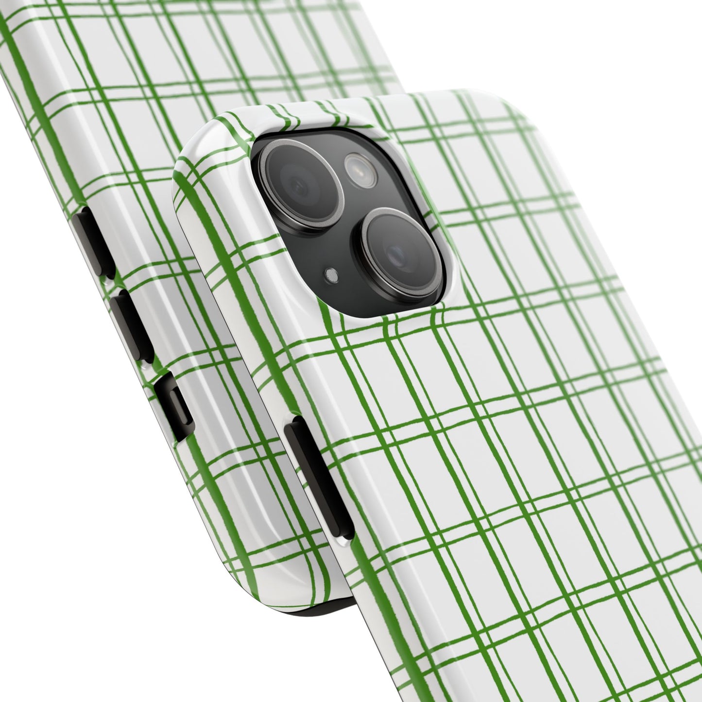 Kitchen Plaid White / Green Phone Case