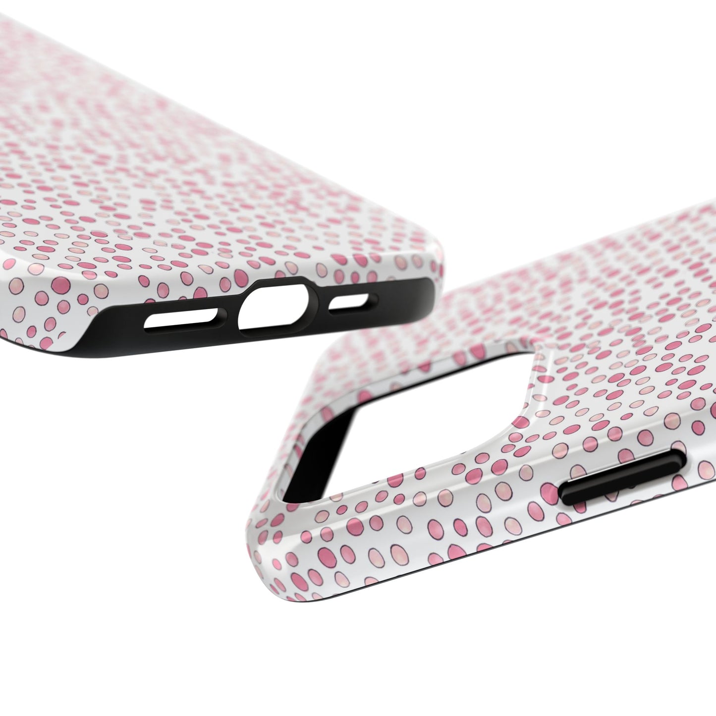 Water Spot Pink / White Phone Case