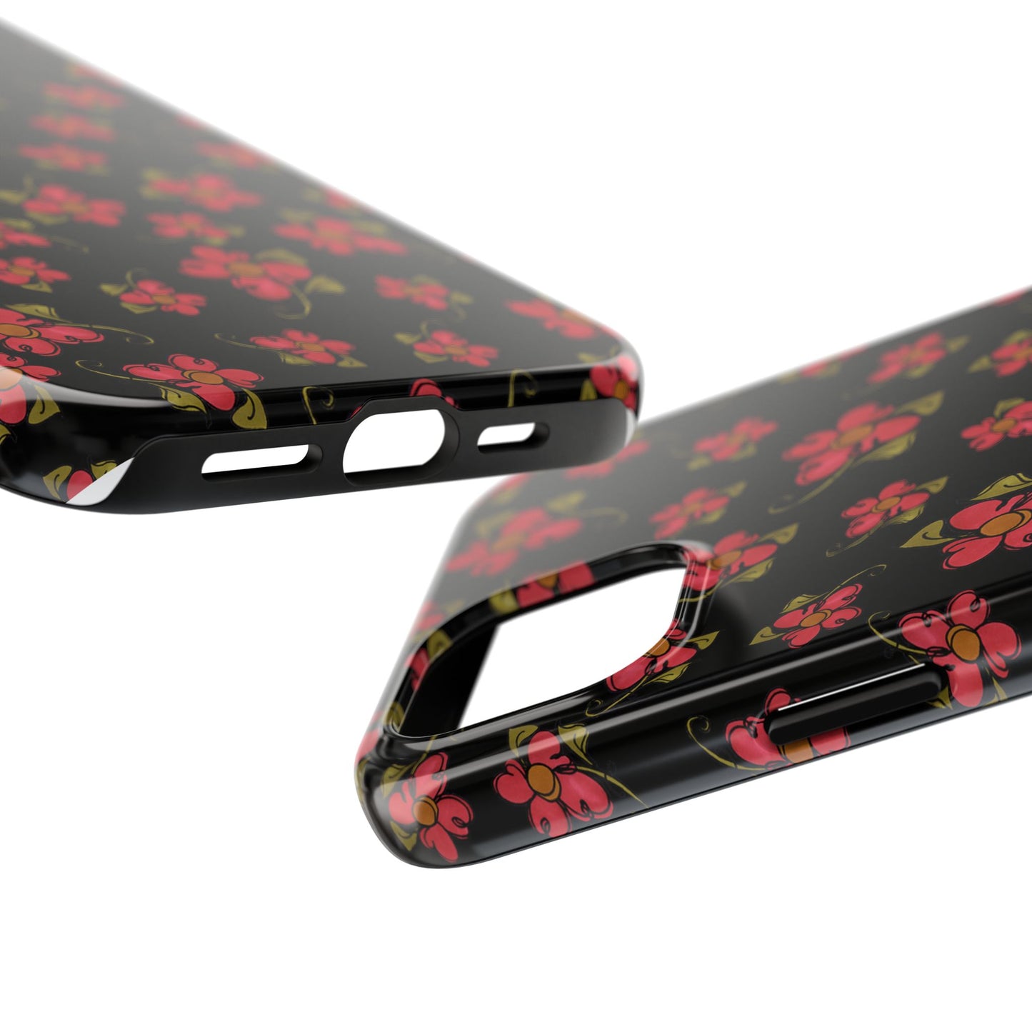 Daisy Caper Black Phone Case