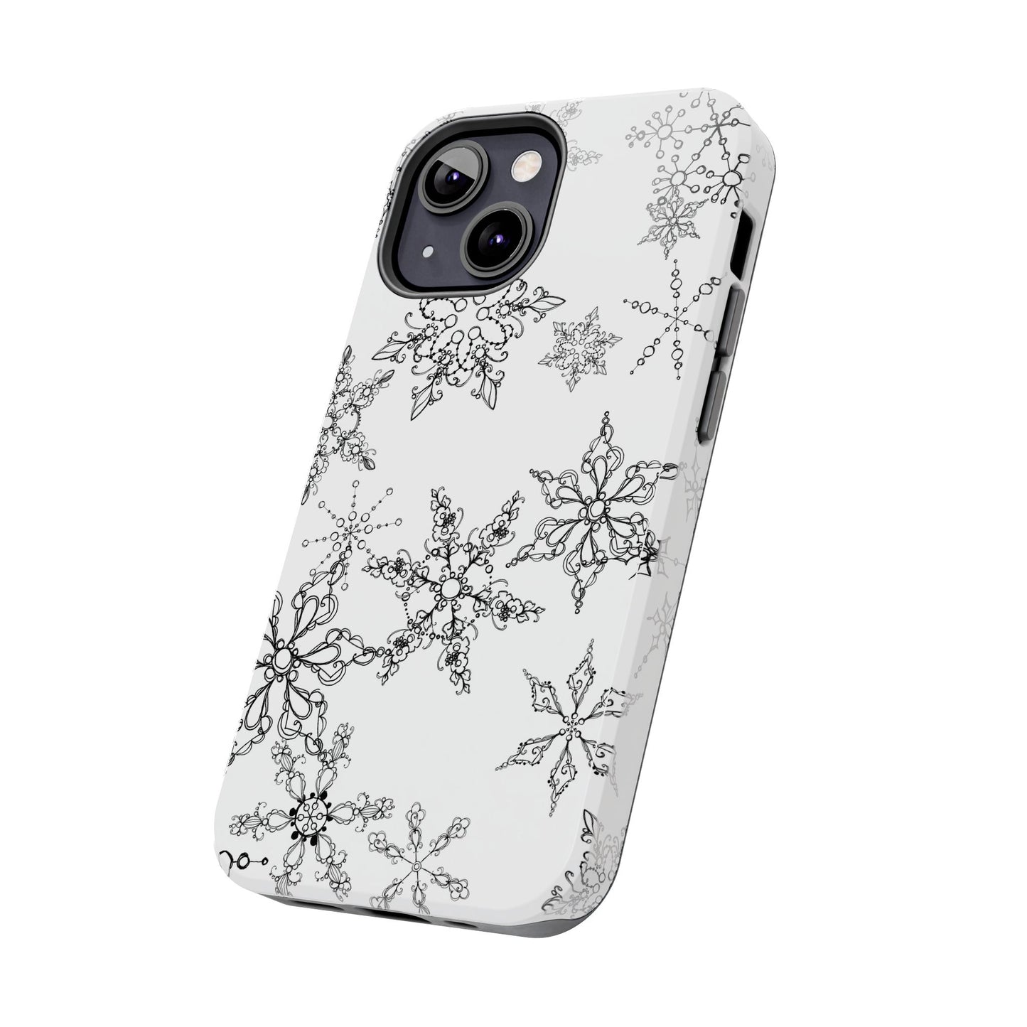 Random Flakes White Phone Case
