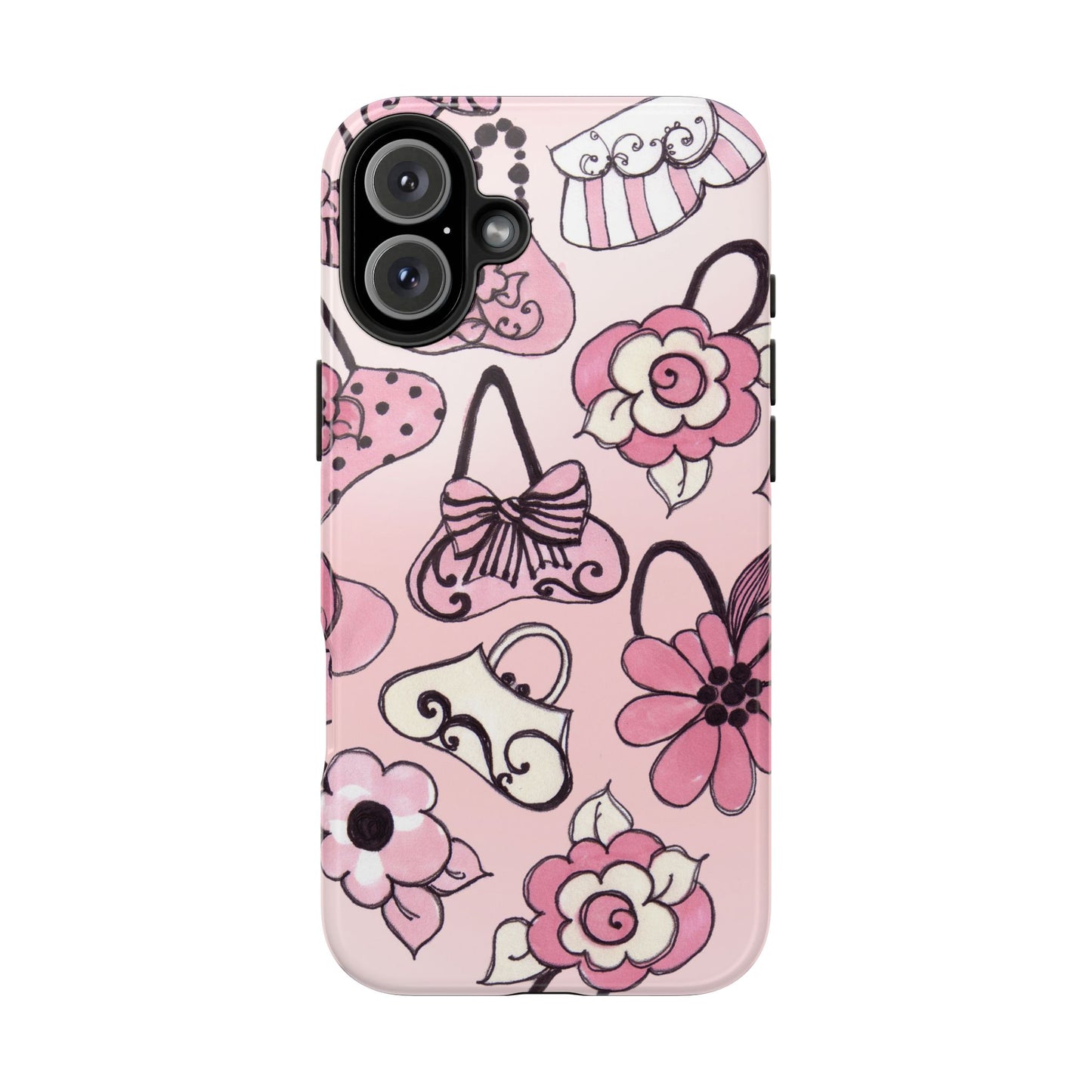 Cat Bags Pink Phone Case