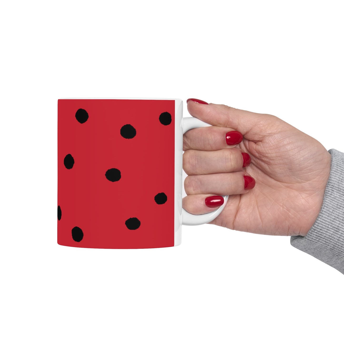 Dinky Dots Red / Black Cup