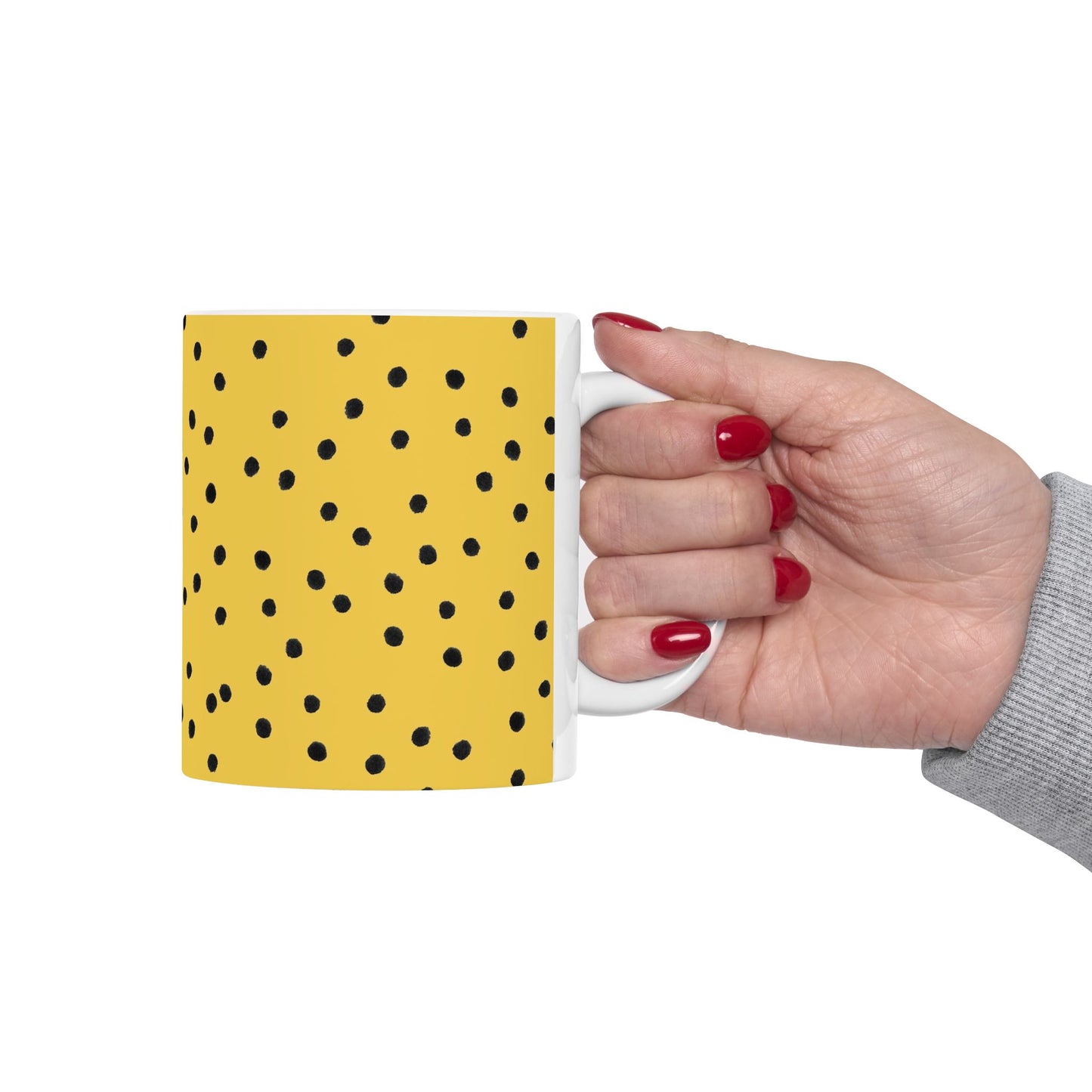 Dinky Dots Yellow / Black Cup