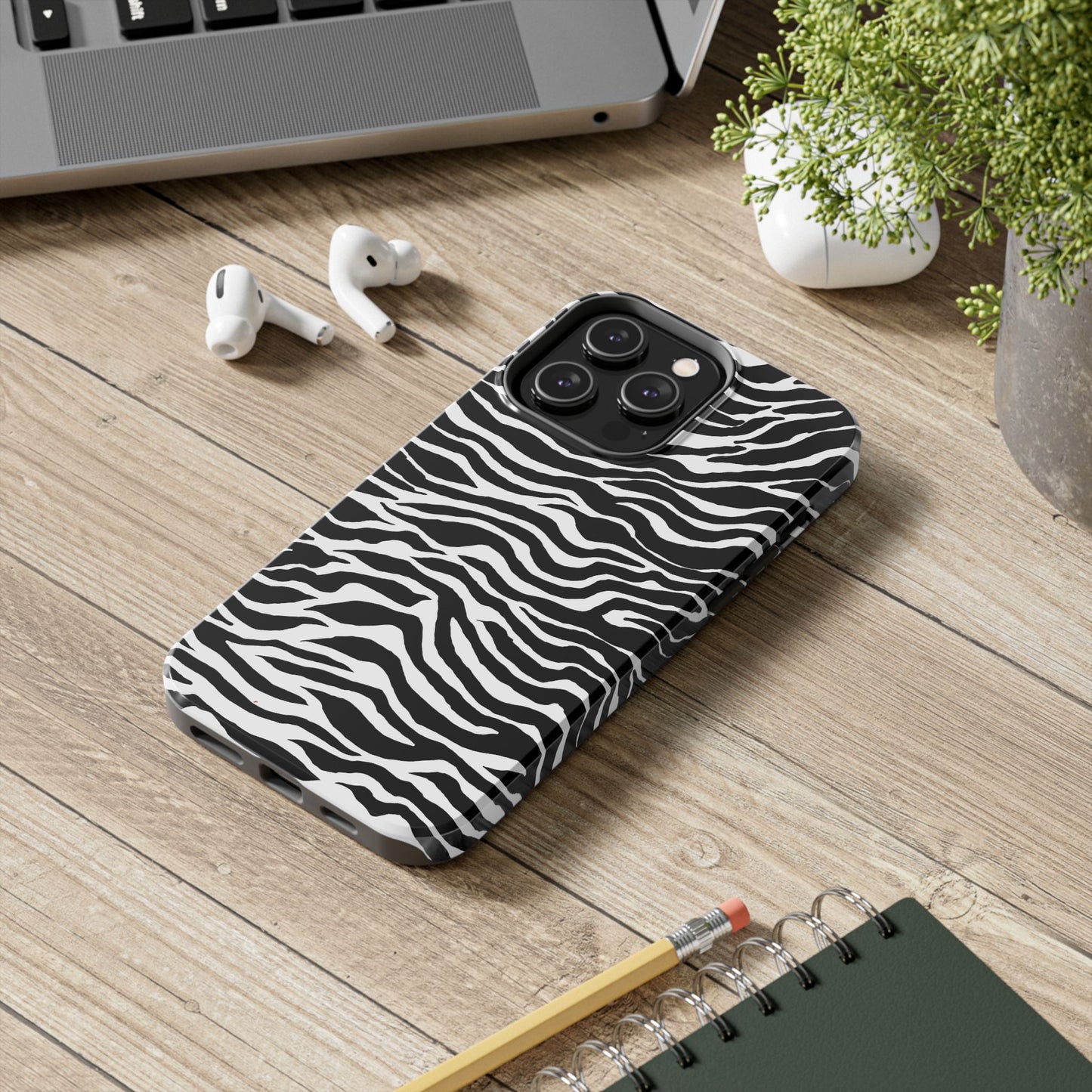 Zebra White Phone Case