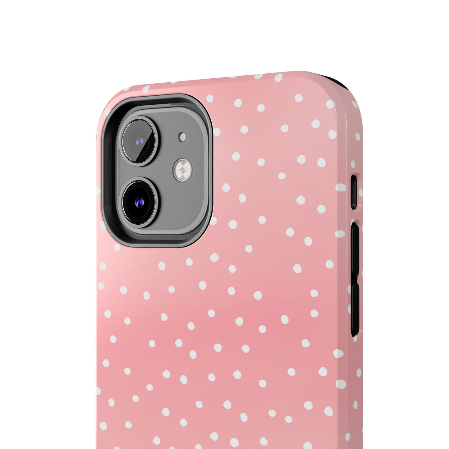 Dinky Dots Coral / White Phone Case