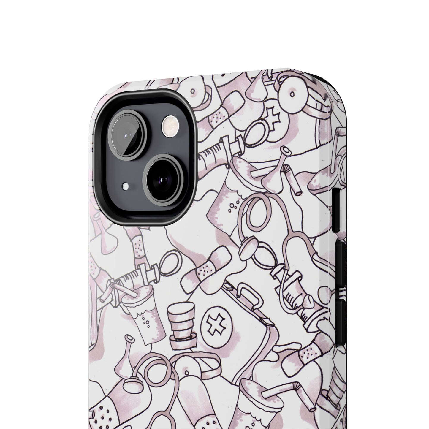 Med Stuff White Phone Case