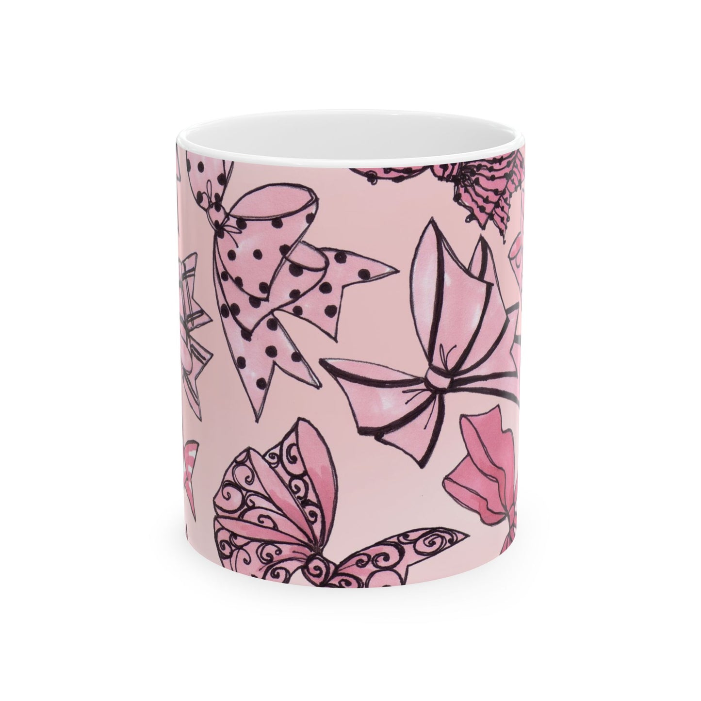 Blushing Bows Pink Sky Cup