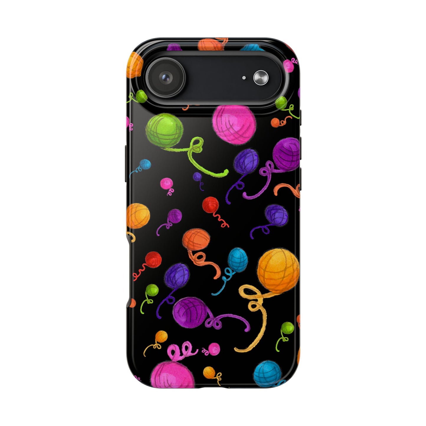 Yarniverse Black Phone Case