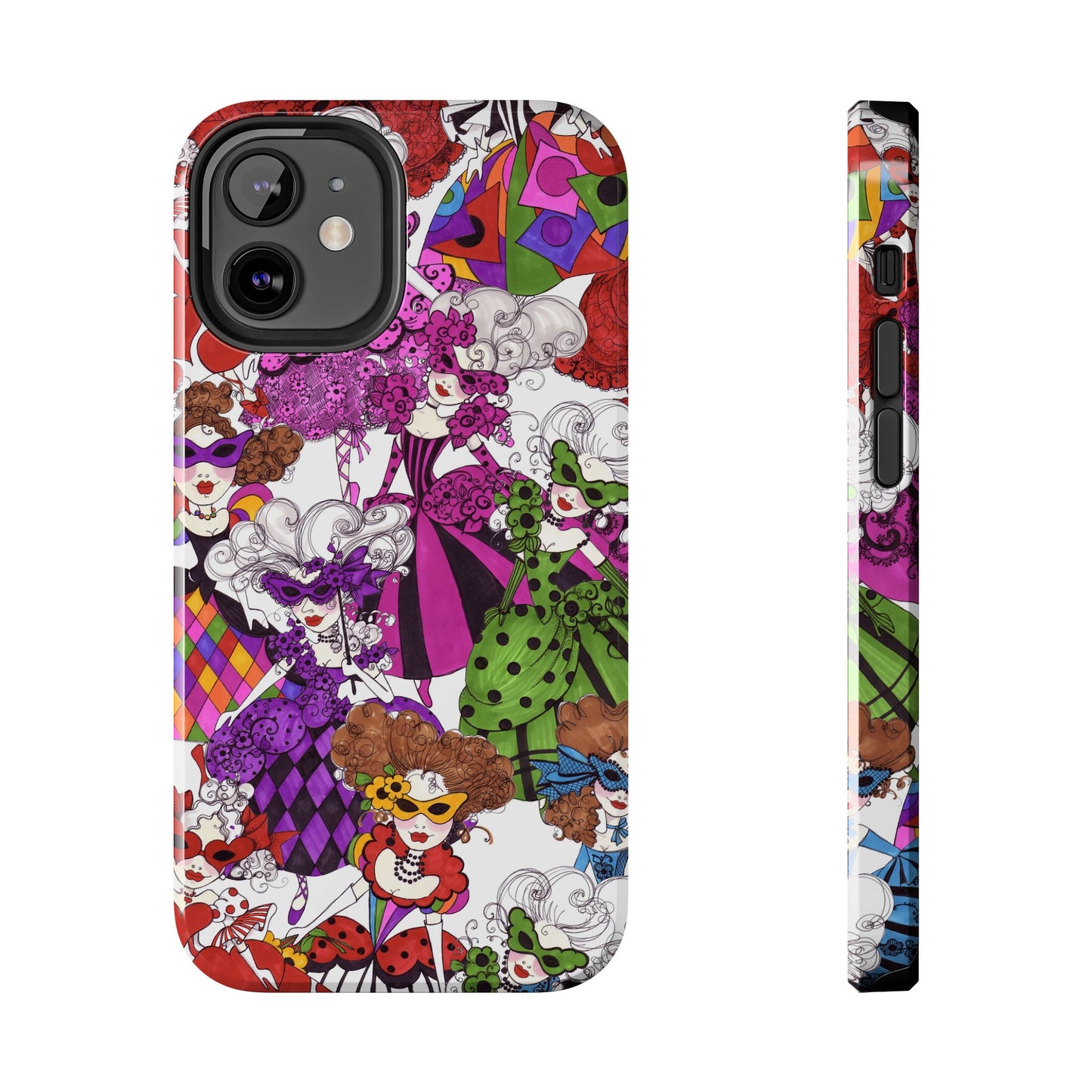 Crowded Dance Floor White Phone Case