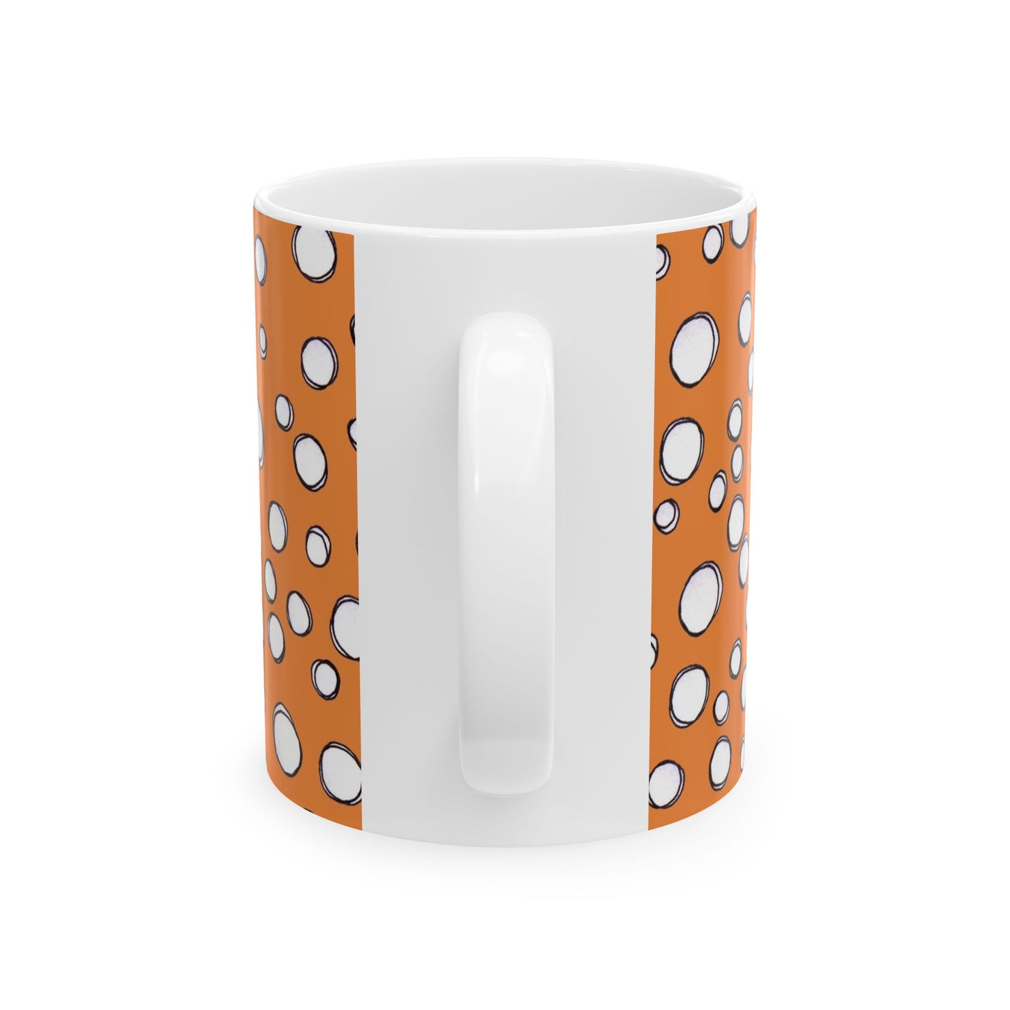 Pot Dots Orange Cup