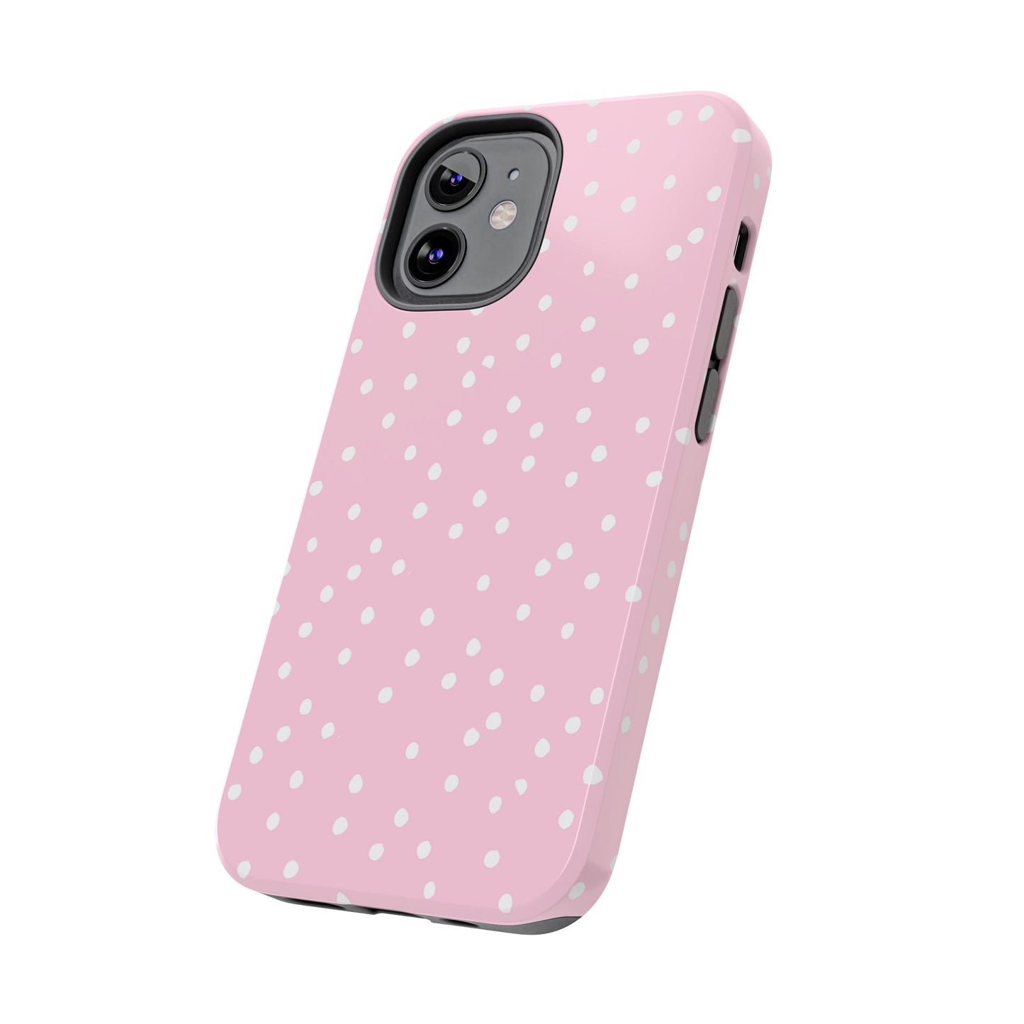 Space Dots Pink / White Phone Case