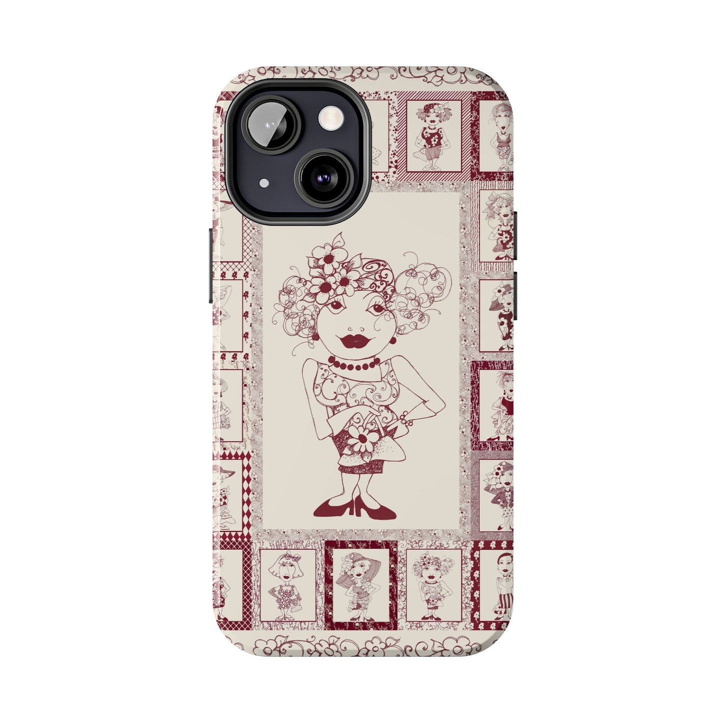 Redheads Portrait Phone Case