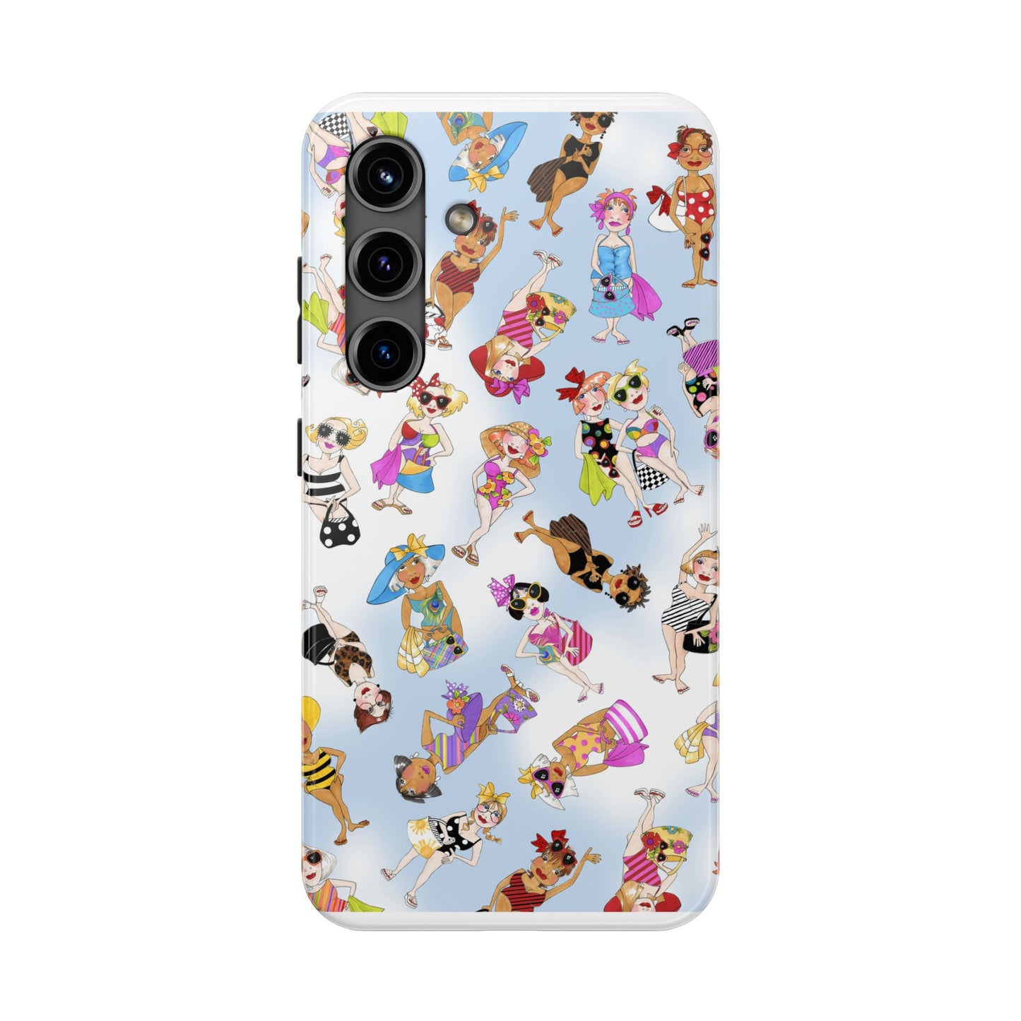 Tossed Beauties Blue Sky Phone Case