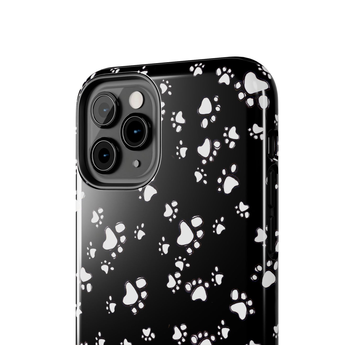 Paw Flakes Black Phone Case