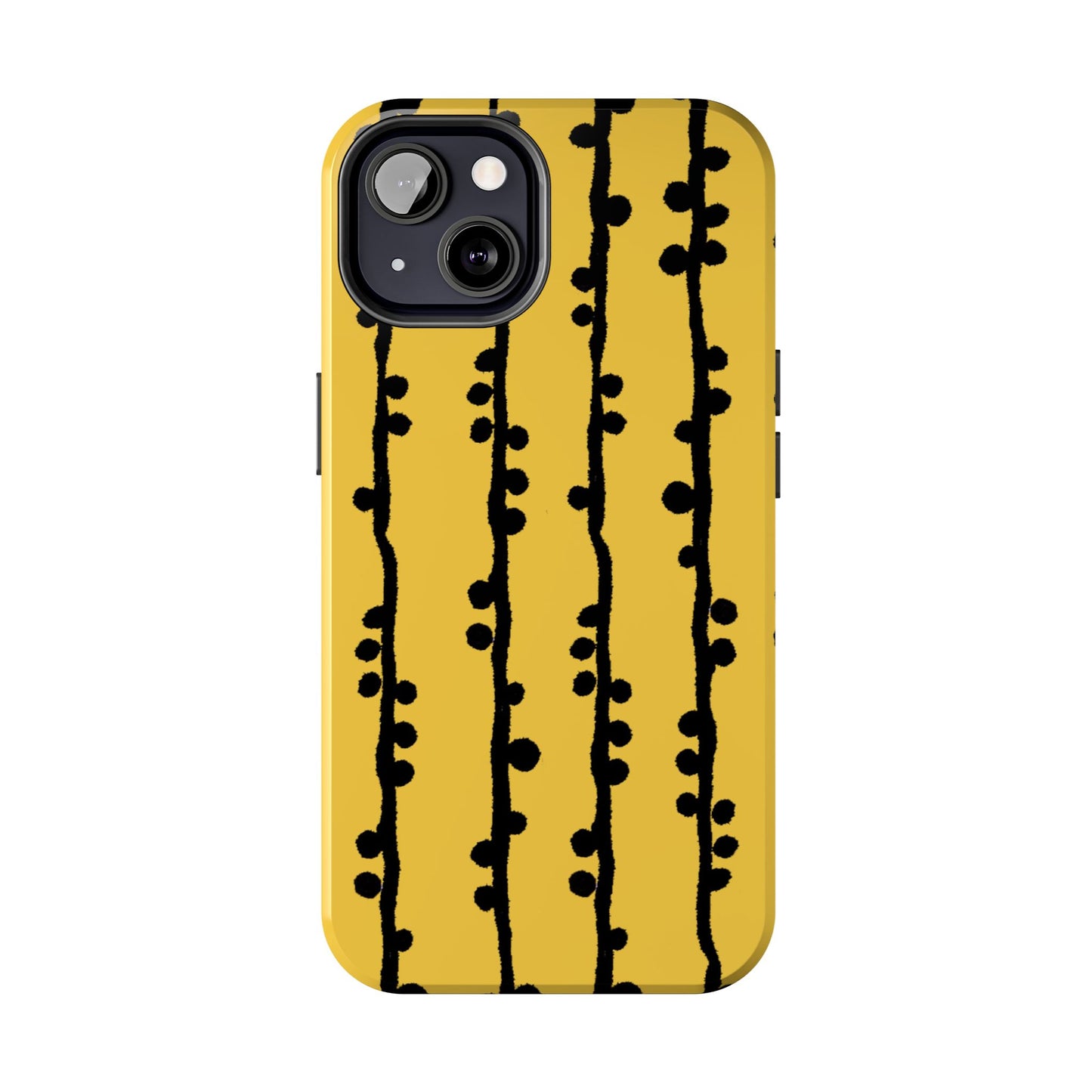 Loopy Stripe Yellow Phone Case