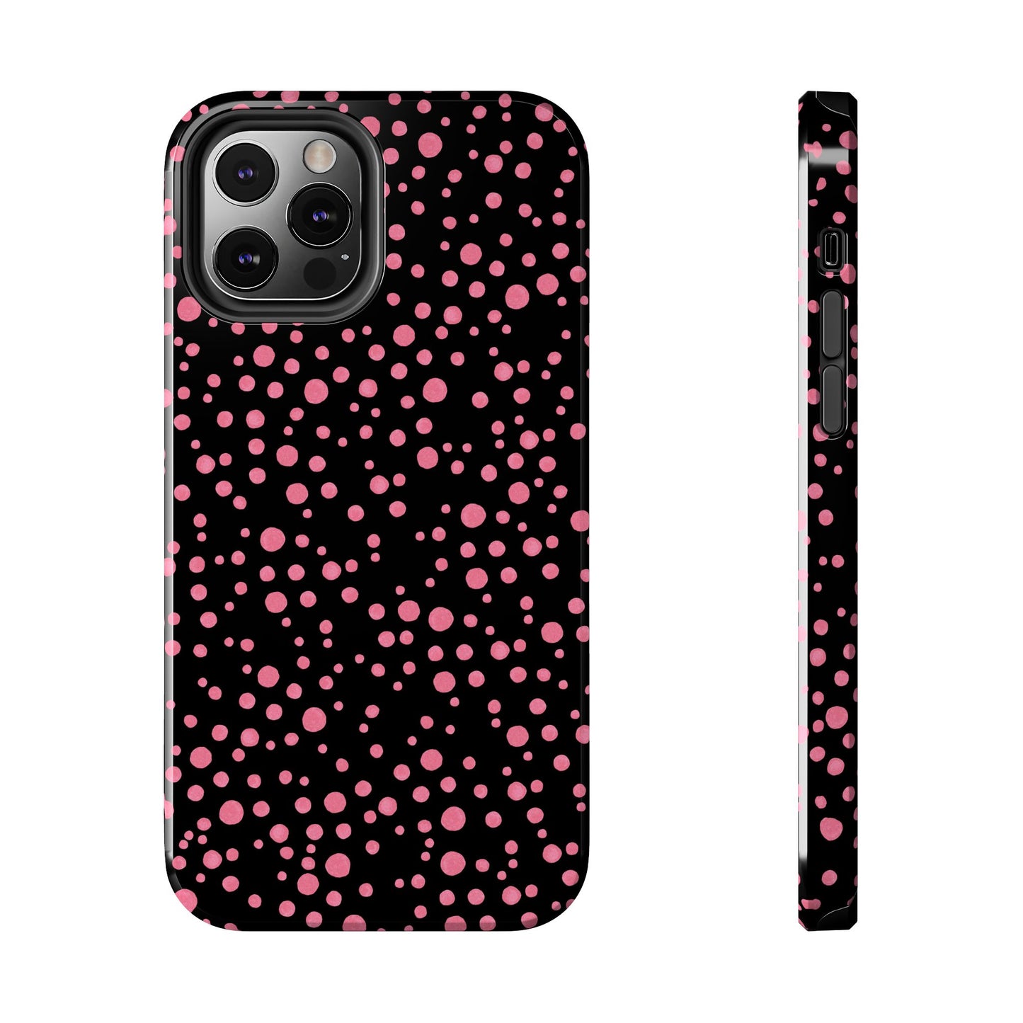 Balloon Dots Black / Pink Phone Case