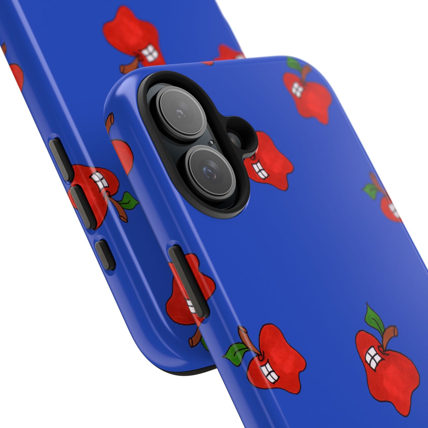 Flying Apples Blue Phone Case