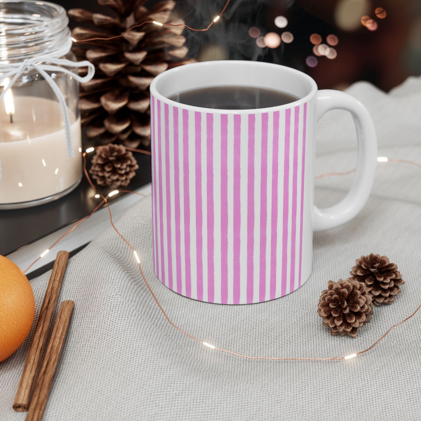 Lazy Stripe Pink Cup