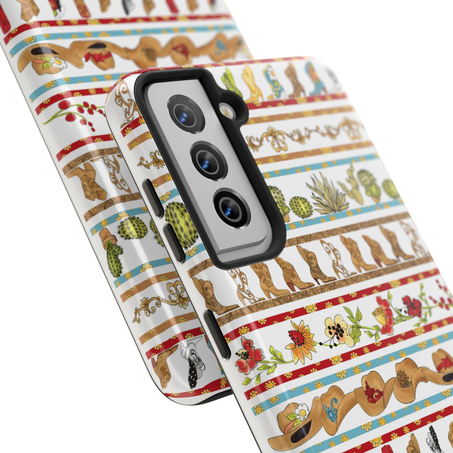 Whoa Borders White Phone Case