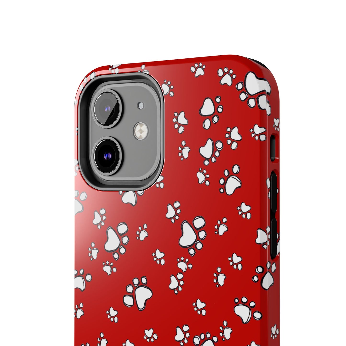 Paw Flakes Red Phone Case