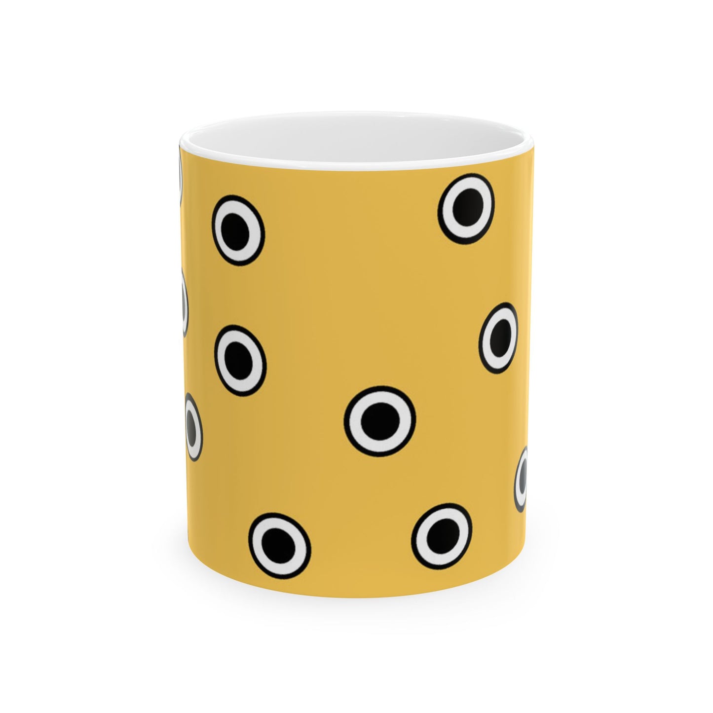 CD Dots Yellow / Black Cup