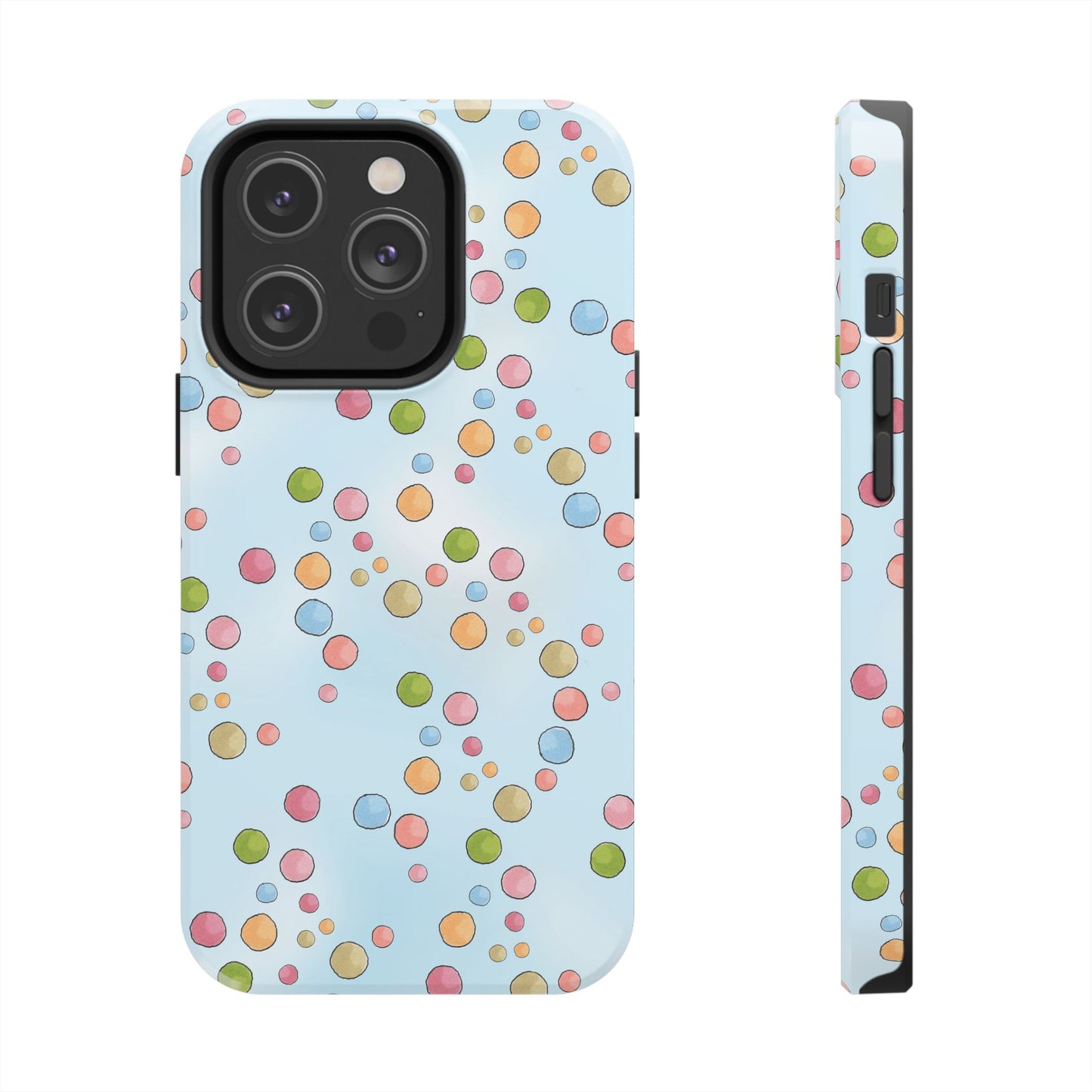 Clown Dots Blue Sky Phone Case