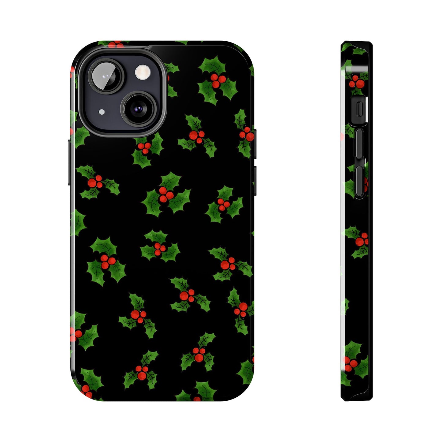 Lotsa Holly Black Phone Case
