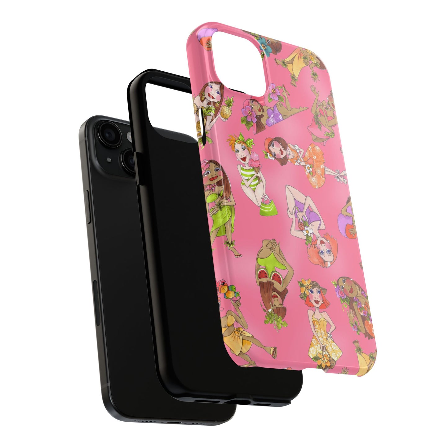 Island Toss Pink Phone Case