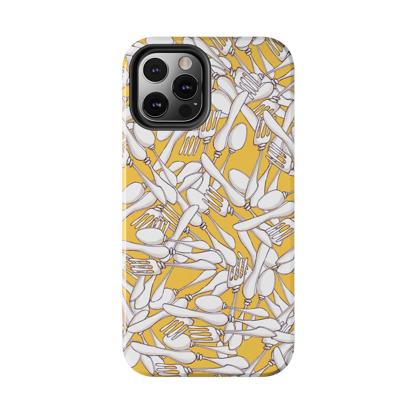 Silverware Wars Yellow Phone Case