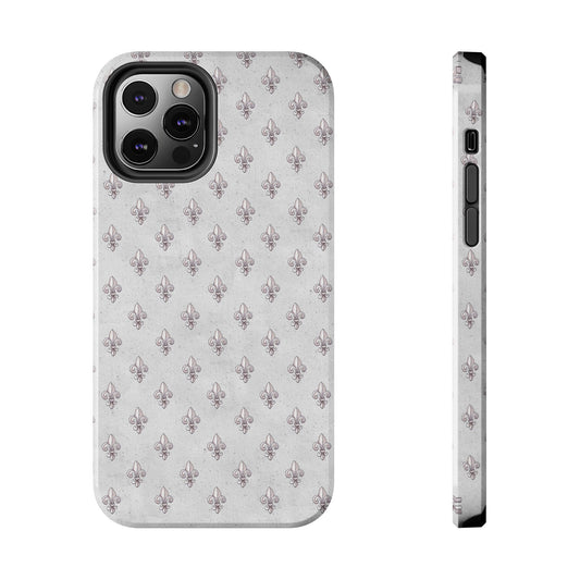 Fleurs Silver Phone Case