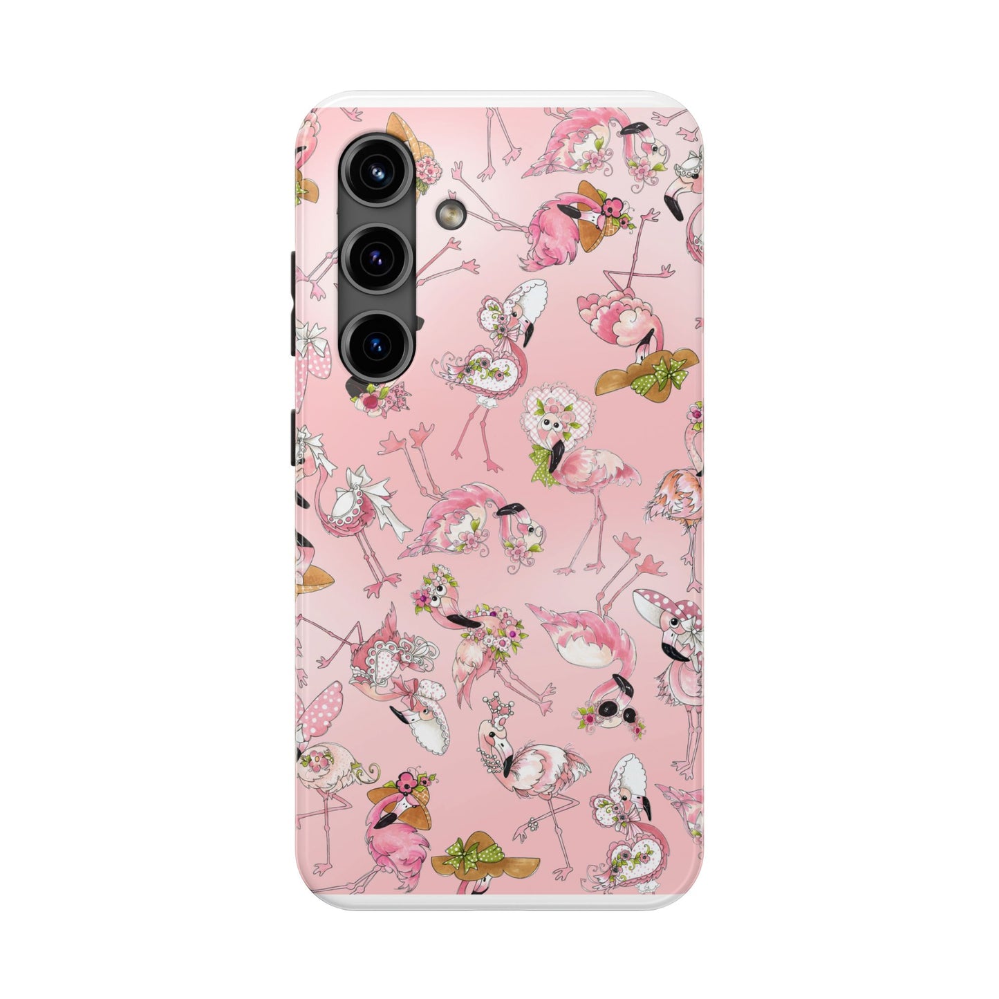 Tossed Flams Pink Phone Case