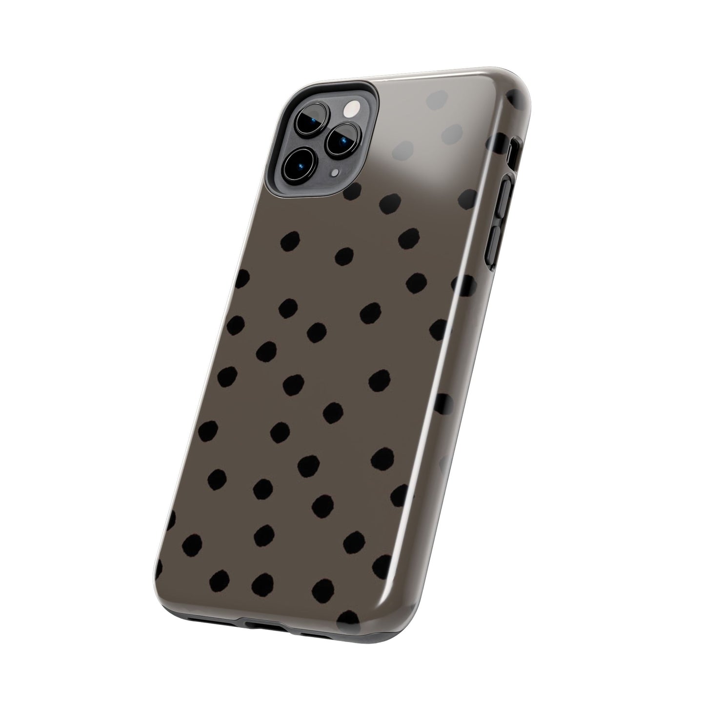 Dinky Dots Toast / Black Phone Case