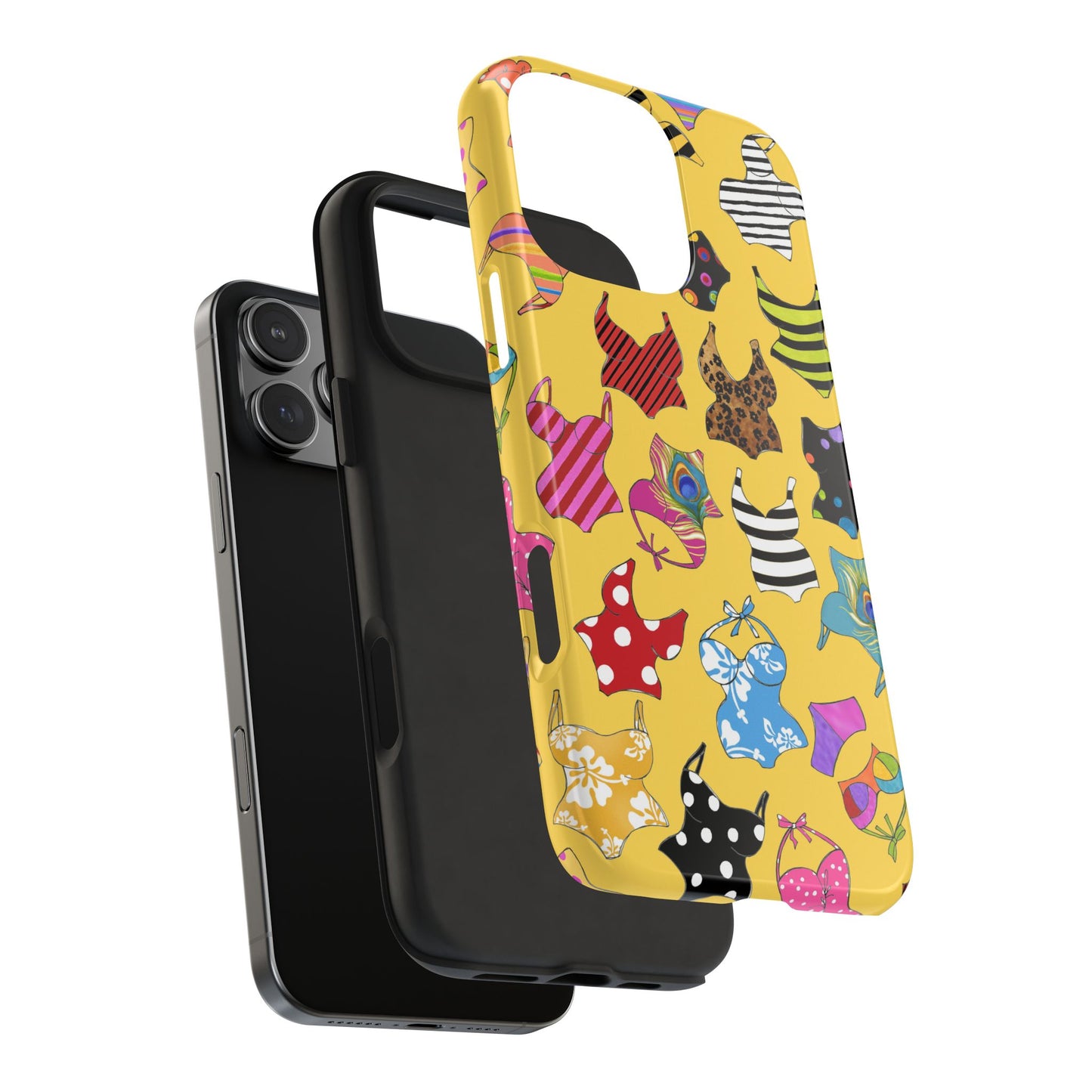Assorted Suits Yellow Phone Case