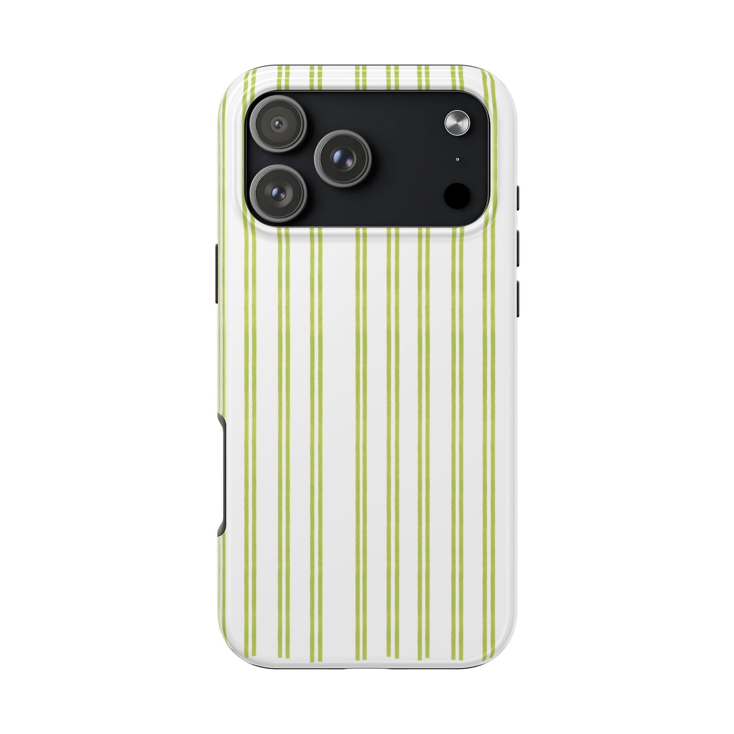 Green Double Stripe Phone Case