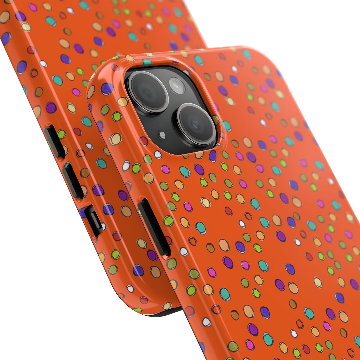 Dog Dots Orange Phone Case